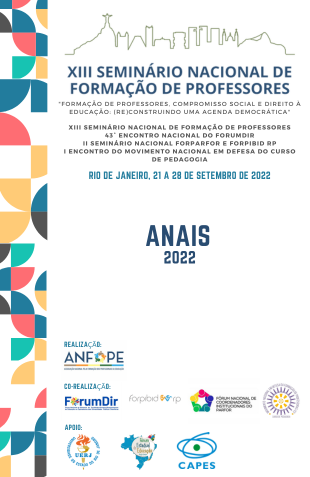 					Visualizar v. 1 n. 3 (2022): Anais do Seminário Nacional de Formação dos Profissionais da Educação
				